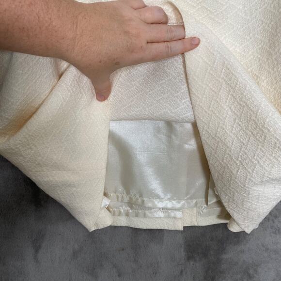 Pendleton Womens Knee Length Skirt Size 16 Wool Blend Lined Textured Old Money - Picture 3 of 10